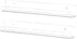 KLGO 15 Inch Invisible Acrylic Floating Wall Ledge Shelf,Wall Mounted Nursery Kids Bookshelf,