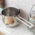 12cm Stainless Steel Milk Pan, Non Stick Soup Pot for Induction and Oven, Dishwasher Safe Cookware