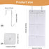 2 Pack, Closet, GOMAJI Over the Door/Wall Shoe Organizer, Narrow, Hanging Shoe Rack for Bathroom, RV, Pantry, Camping