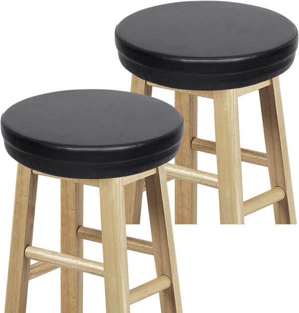 Shinnwa Bar Stool Cushion Set of 2 Round Foam Padded Seat Cushions