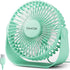 Gaiatop USB Desk Fan, 3 Speeds, 5.5 Inch Portable Small Fan, Quiet Table Fan, 90° Rotate for Bedroom, Home, Office