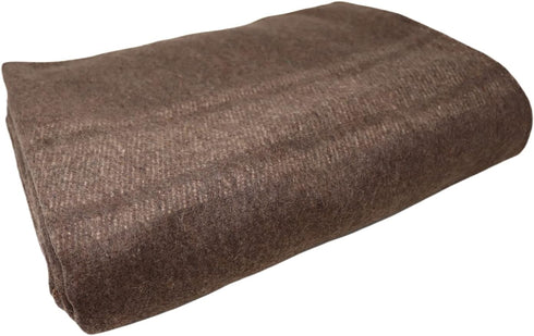 M MCGUIRE GEAR Italian Style Army Blanket, Mil-Spec, Grey, Wool Blend, Flame Retardant, 62 in x 84 in
