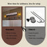 Set 2, Wall Candle Holder of Stylish Black Metal Wall Mount Candle Sconces, Modern Wall Decoration for Living Room