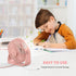 FARADAY USB Desk Fans 5 Inches Portable Table Fans 360° Head Rotation Small Personal Desktop Fan for Home Office, 3 Speeds, Pink by FARADAY