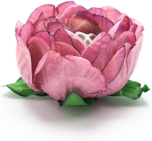 Handmade Paper Truffle Cups - Liners, Wrappers, Candy Cups - Pack of 30 (Paper, Peony Dusty Rose)