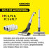 Karcher FC Floor Cleaner Microfiber Multi-Surface Replacement Roller, 2-Pack, Grey