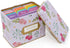 Jot & Mark Recipe Card Complete Gift Box | Decorative Pink Peonies Recipe Tin Box