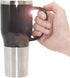 Hot Water Heater Mug for Car, 450ML Electric Kettle with Charger, Stainless Steel Heating Cup for Outdoor Use