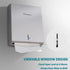 Commercial 400 /420 SUS304 Paper Towel Dispenser Wall Mount: Large Capacity Paper Towel Holder for Bathroom with Lock