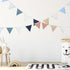 VitalCozy 17 2 8.5 ft Pennant Banner Flags, Pcs Nursery Garland Triangle Bunting Flag Double Side Baby Banner for Boho