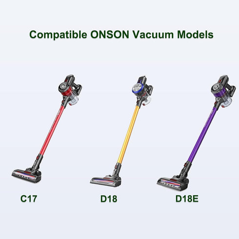 Vauum Charger for Onson C17 D18 D18E Pro Portable Handheld Stick Cordless Vacuum Cleaner Replacement Power Cord