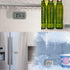 AEVETE Waterproof Digital Refrigerator Thermometer, Large LCD Freezer Room Thermometer with Magnetic Back