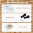 Countertop, 2 YANGQIHOME Trash Bag Dispenser with Lid, Water Hyacinth Plastic Bag Holder & Grocery Bag Holder
