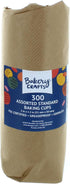 Bakery Crafts Pastel Everyday Baking Cups - 300-2" Cupcake Liners with Multi-Colored Stars, Greaseproof Paper Cases
