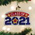 Old World Christmas Class of 2021 Blown Glass Unique Christmas Ornaments for Tree Decorations