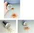 FingerPanPa Stainless Steel Seasoning Shaker with Large Holes and Lid - Grated Cheese Shaker