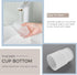 2 Pack, Glass Tumbler Cap Aomasi Frosted Bathroom Rinsing and Mouthwash Cup, Toothbrush & Toothpaste Holder & Drinking