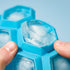 TrueZoo Diamond Silicone Mold Tray for Whiskey Bath Bombs, Candy, Soap, DIY Crafts, Blue, Set of 1