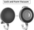 Suction Cup Soap Holder Shower, 304 Stainless Steel Soap Dish with 4 Hooks, Silver