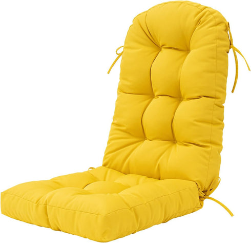 Outdoor Rocking Chair Cushion for Adirondack Chair, High Back Patio Outdoor Seat
