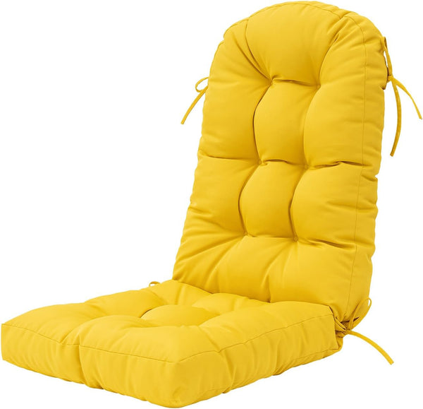 Outdoor Rocking Chair Cushion for Adirondack Chair, High Back Patio Outdoor Seat