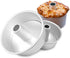 6 Inch Angel Food Cake Pan with Removable Bottom, Aluminum Round Tube Pan for Baking