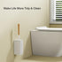 Diveotree Square-1pack) Toilet Cleaner Brush, Toilet Brush and Holder for Dead Corner Cleaning, Wall Mounted Toilet