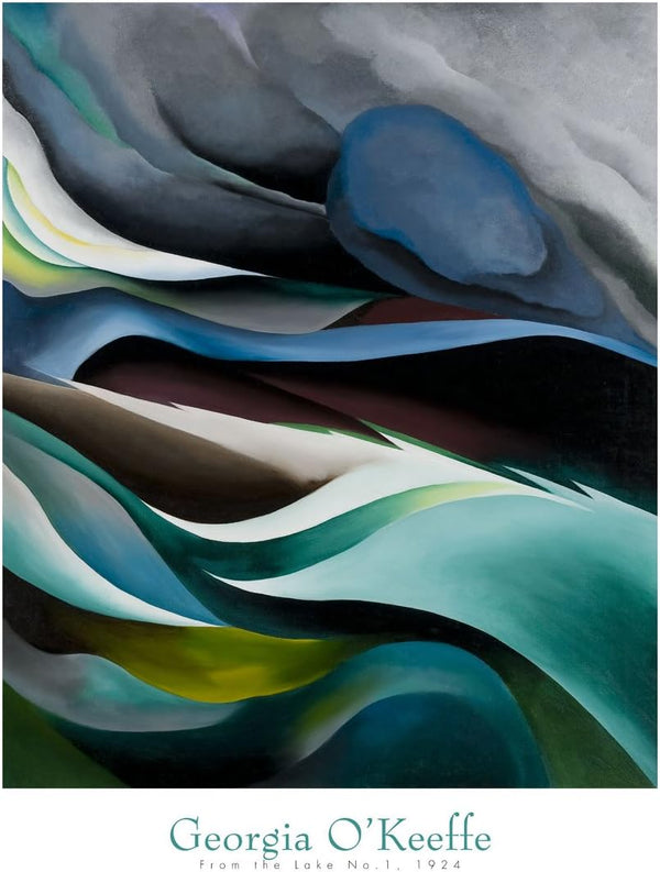 McGaw Graphics from The Lake No.1, 1924 by Georgia O'Keeffe Art Print Poster, Overall Size: 24x30, Image Size: 20x24
