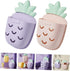 Hemoton 2 Pcs Wall Hanging Storage Basket, Pineapple Bathroom Organizer, Wall Mounted Toothbrush & Phone Holders