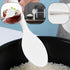 2 Pcs Non-stick Rice Paddle - Standing Rice Serving Spoon, Heat Resistant Kitchen Tools, Cute Cooking Spoons (White)