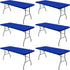 Picnic Table Cover 6 Pack Elastic Fitted Tablecloths for 8 Foot Rectangle