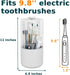 360 4 YOOLENS Toothbrush Holder with Cover Rotating Compartments Bathroom Toothpaste Electric Toothbrush Organizer