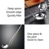 Metal Soup Ladle Set of 2, 18/8 Stainless Steel Ladle Spoon and Strainer Scoop, Cooking Utensil for Kitchen