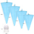 16 Pcs Reusable Pastry Piping Bags - Silicone Icing Bags with 8 Coupler for Cake Decorating, 10, 12, 14, 16 Inch
