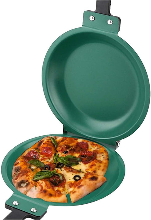 Jerliflyer Double Sided Nonstick Frying Pan, Round Pancake Maker, Coated Bread and Egg Pan