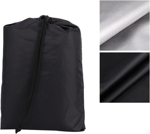 xianshi Black Universal Rollaway Folding Bed Storage Cover - Portable Dust Proof Protective Cover with Zipper for