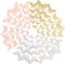 FOMTOR 72 pcs Gold Butterfly Wall Decor, 3D Paper Butterflies for Cake Decorating and Wedding Party Decorations