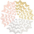 FOMTOR 72 pcs Gold Butterfly Wall Decor, 3D Paper Butterflies for Cake Decorating and Wedding Party Decorations