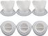 6-Pack EVF100 Filters for Black+Decker HNV220B, HNV215B, HNV115B Series Hand Vacuum Cleaners, Note: Not HNVCF10 Filter