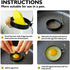 Egg Ring for Frying Eggs and English Muffin - Round Shaper Mold with Anti-scald Handle - Stainless Steel Non-stick