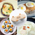 Microwave Egg Poacher, Poached Egg Cooker with Measure Cup, BPA Free, Dishwasher Safe Kitchen Gadget