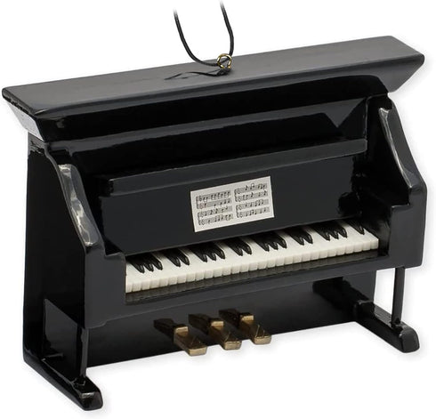 Broadway Gifts 2.8" Black Wood Upright Piano Ornament Decoration