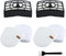 VIEWALL Filter Replacement for Shark ZU560 ZU561 ZU562 ZU572 UV650 UV725, 2 HEPA, 2 Foam & Felt Filters for Vacuum