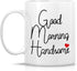 Retreez Funny Mug - Good Morning Handsome 11 Oz Ceramic Coffee Mugs - Sarcastic, Motivational Birthday Gifts for