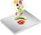Stainless Steel Cutting Board with Lip, Large Metal Chopping Board with Counter