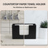 CMLKLZD 2 Pack Countertop, Commercial Paper Towel Dispenser Wooden Folded Paper Hand Towel Holder for Guest Bathroom