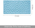 OTHWAY Non-Slip Bathtub Mat - Soft Rubber Bathroom Bathmat with Strong Suction Cups (Lake Blue, 16x31.5 inch)
