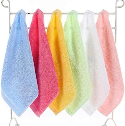 YiYaYo Set 16 Pack 10'' 10'' Luxury Baby Washcloth Towel for Children Baby Bathroom-Hotel-Spa-Kitchen Multi-Purpose