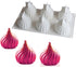 Spiral Castle Shape Silicone Molds, Cake Decorating Tools, 6 Cavities Baking Cupcake Mousse Mold
