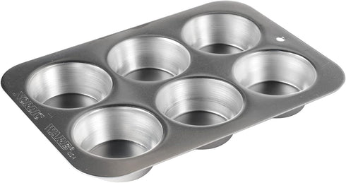 Nordic Ware Naturals Compact Muffin Pan - Natural Uncoated Aluminum, Toaster Oven Safe